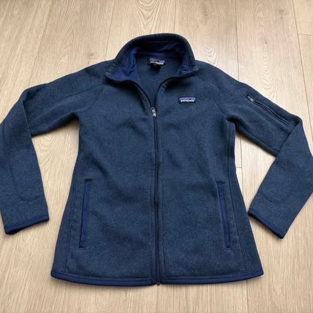 Patagonia Women's Better Sweater Full-Zip Fleece Jacket - Navy Blue, Size Small